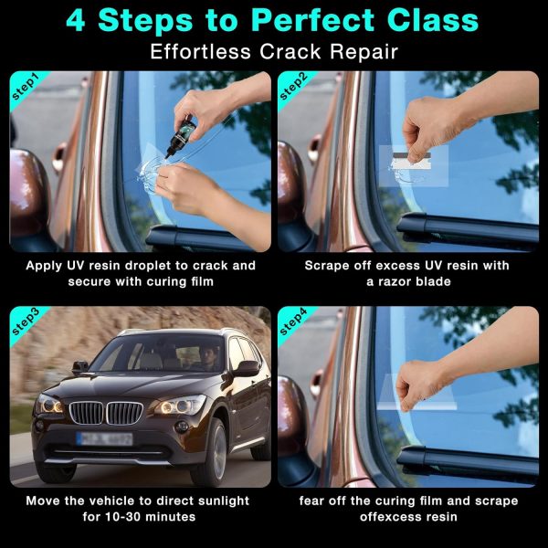 JolliUp Windshield Repair Kit 2025 Fast Crack Fix-5