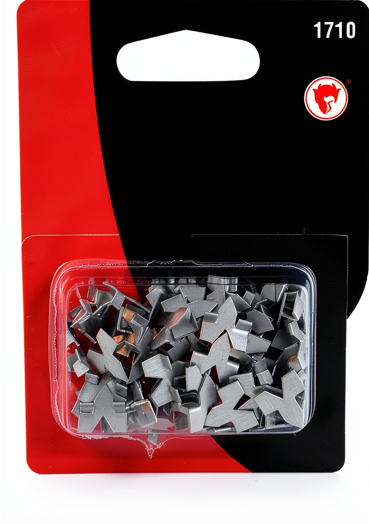 Installing Red Devil glazing push points in a wooden picture frame