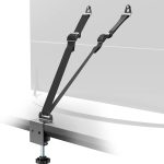 IMtKotW Baby Safety Cabinet Straps Black Metal-0