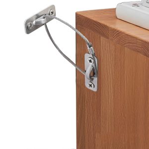 Baby Safety Furniture Anchors Stainless Steel Secure-0
