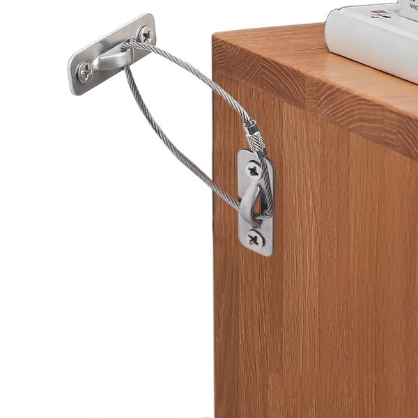 Generic Stainless Furniture Anchors 14in Safety-0
