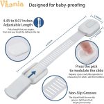 Baby Proofing Locks by Vkania ABS Safety Cabinet Locks-0