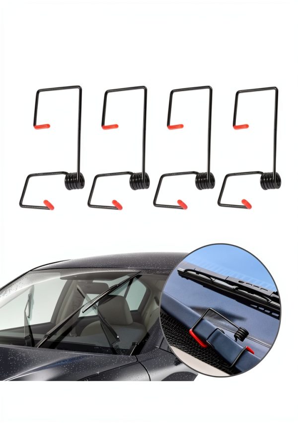 UNLRAE Windshield Wiper Arm Spring Booster 2811ZLQ001 4‑Pack Steel-5