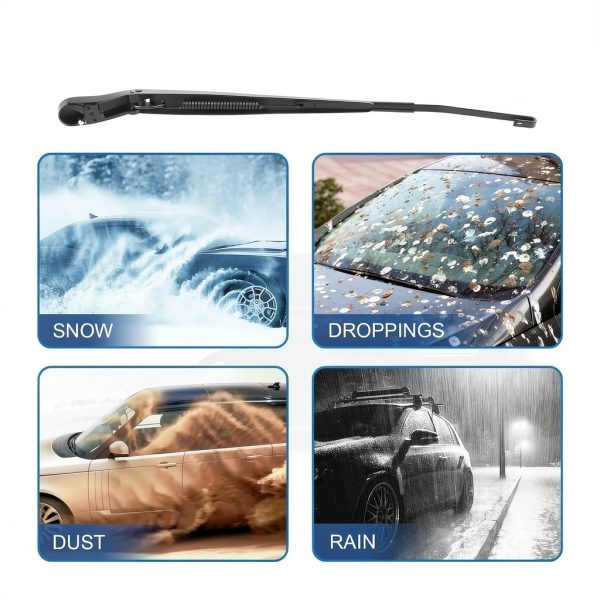 Nirakoka Passenger Side Windshield Wiper Arm Aluminum OE Design-2